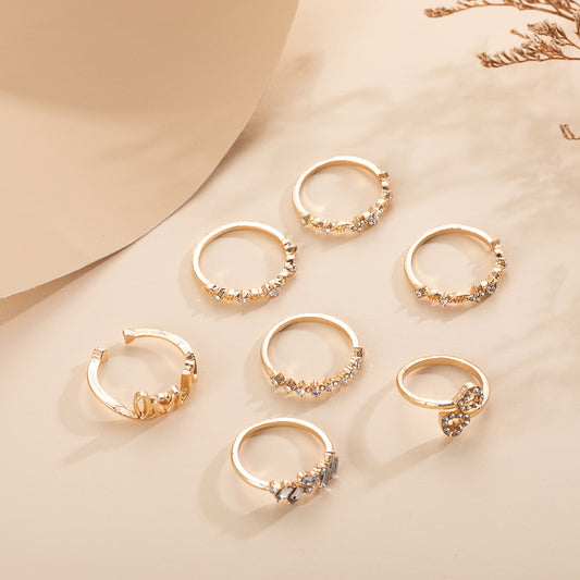 Love Combo 7-Piece Ring