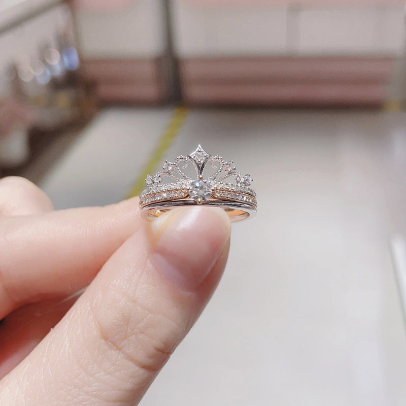 Designed Crown Ring