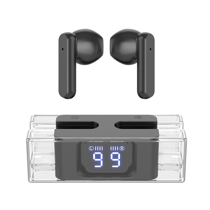 TWS Bluetooth Earbuds SP28, Bluetooth 5.3, Transparent Digital Display